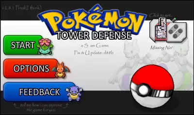 Pokemon Tower Defense 1 - PTD 1