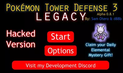 Pokemon Tower Defense 3 Legacy - PTD 3 Hacked Version